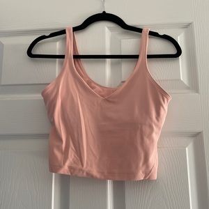 Lululemon align crop tank pink 8